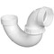 Charlotte Pipe And Foundry Charlotte Pipe Schedule 40 2 in. Hub X 2 in. D Hub PVC P-Trap with Union 1 pk PVC00708P1000 - alternate 1